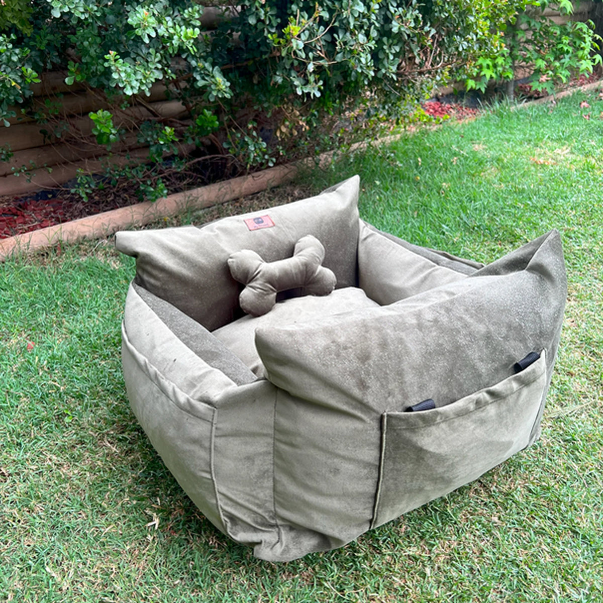 Bolso Transportador 2 en 1 para mascotas Modelo Verde Musgo