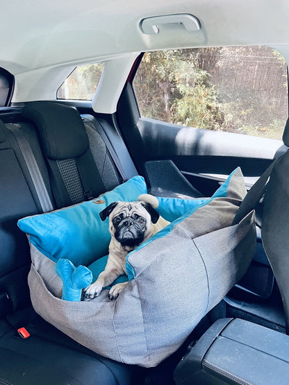 Bolso Transportador 2 en 1 para mascotas Modelo Gris/Calipso