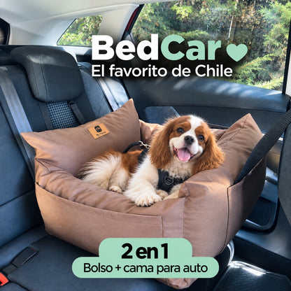 Bolso Transportador 2 en 1 para mascotas Modelo café impermeable