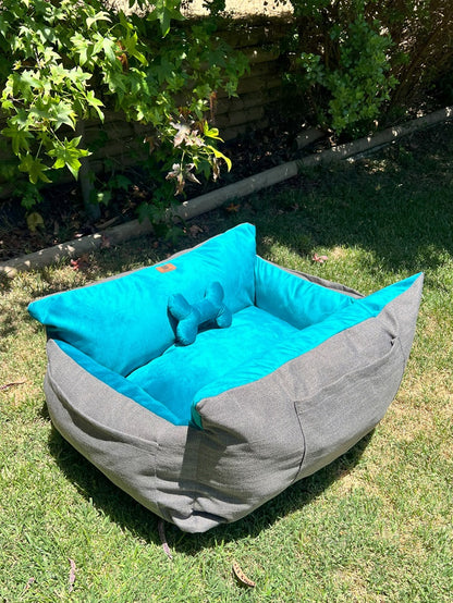 Bolso Transportador 2 en 1 para mascotas Modelo Gris/Calipso