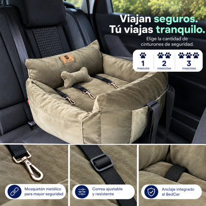 Bolso Transportador 2 en 1 para mascotas Modelo Verde Musgo