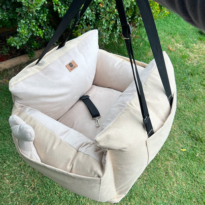 Bolso Transportador 2 en 1 para mascotas Modelo Beige