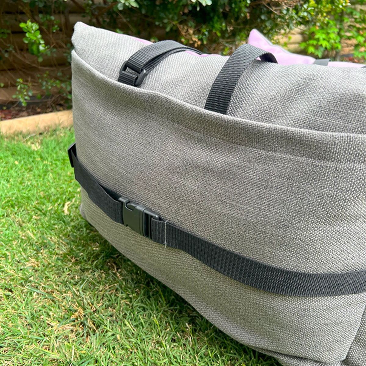 Bolso Transportador 2 en 1 para mascotas Modelo Gris Lila