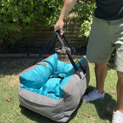 Bolso Transportador 2 en 1 para mascotas Modelo Gris/Calipso