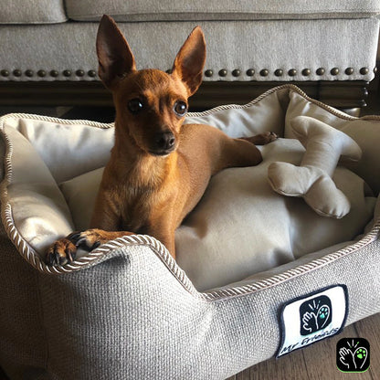 Cama de mascota diseño "Beige completa"