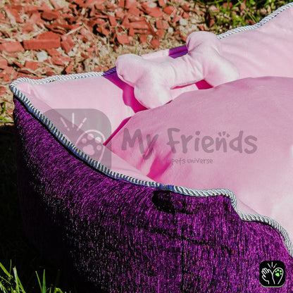 Cama de mascota diseño "Lila/rosada"