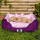 Cama de mascota diseño "Lila/rosada"