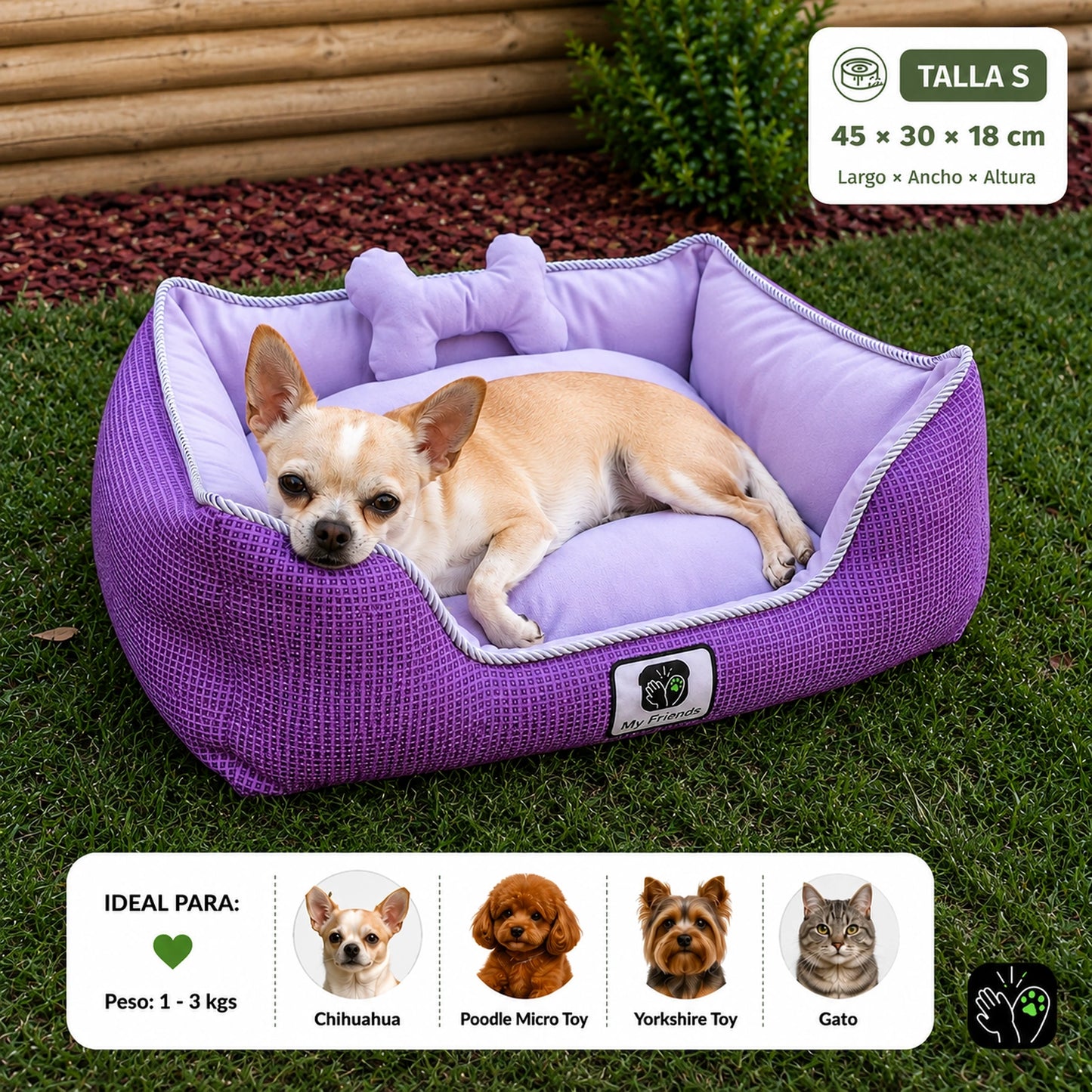 Cama de mascota diseño "Pink"