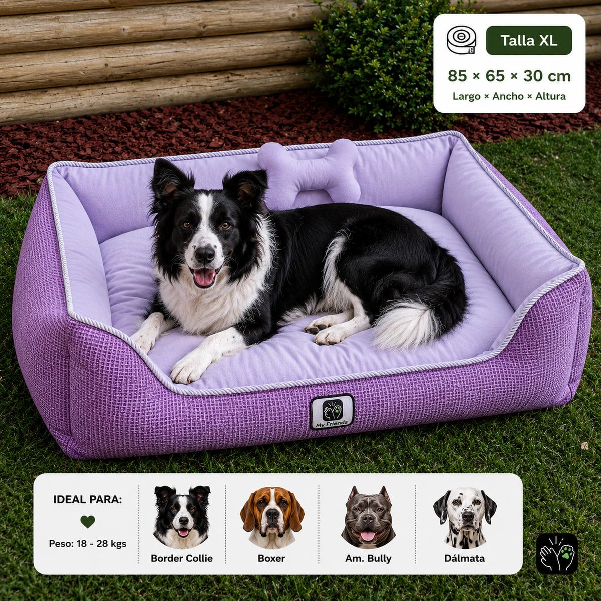Cama de mascota diseño "Pink"