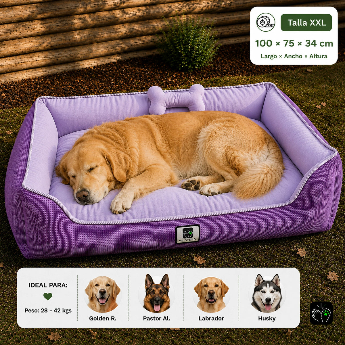 Cama de mascota diseño "Pink"