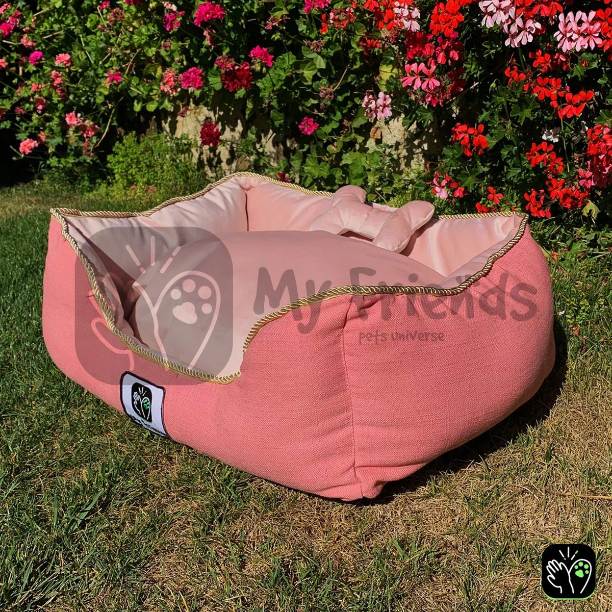 Cama de mascota diseño "Rosada"