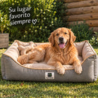 Cama premium para mascotas  "Gris/beige"