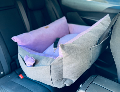 Bolso Transportador 2 en 1 para mascotas Modelo Gris Lila