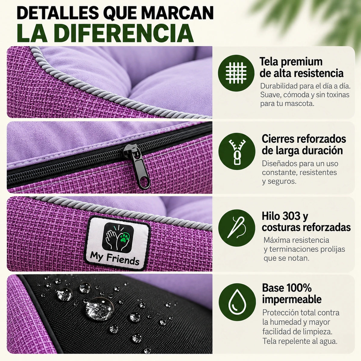 Cama de mascota diseño "Pink"