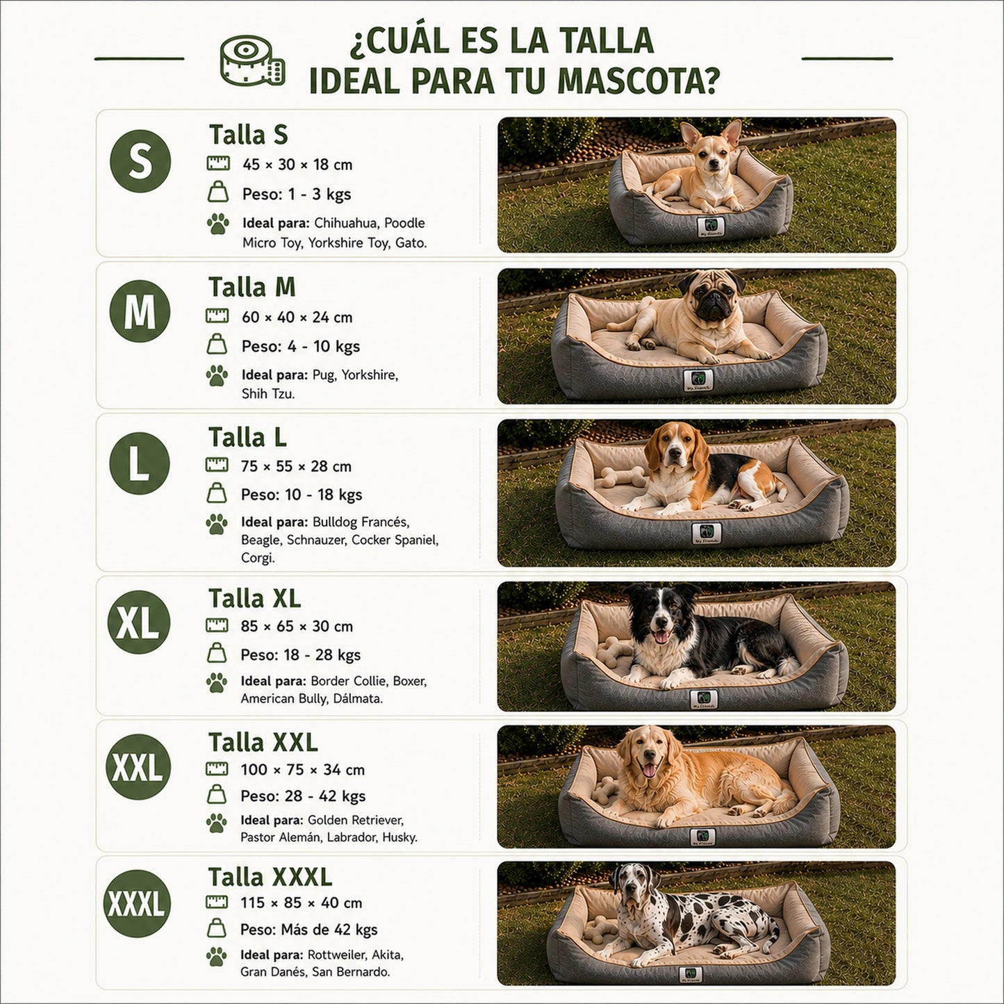 Cama de mascota diseño "rosada"