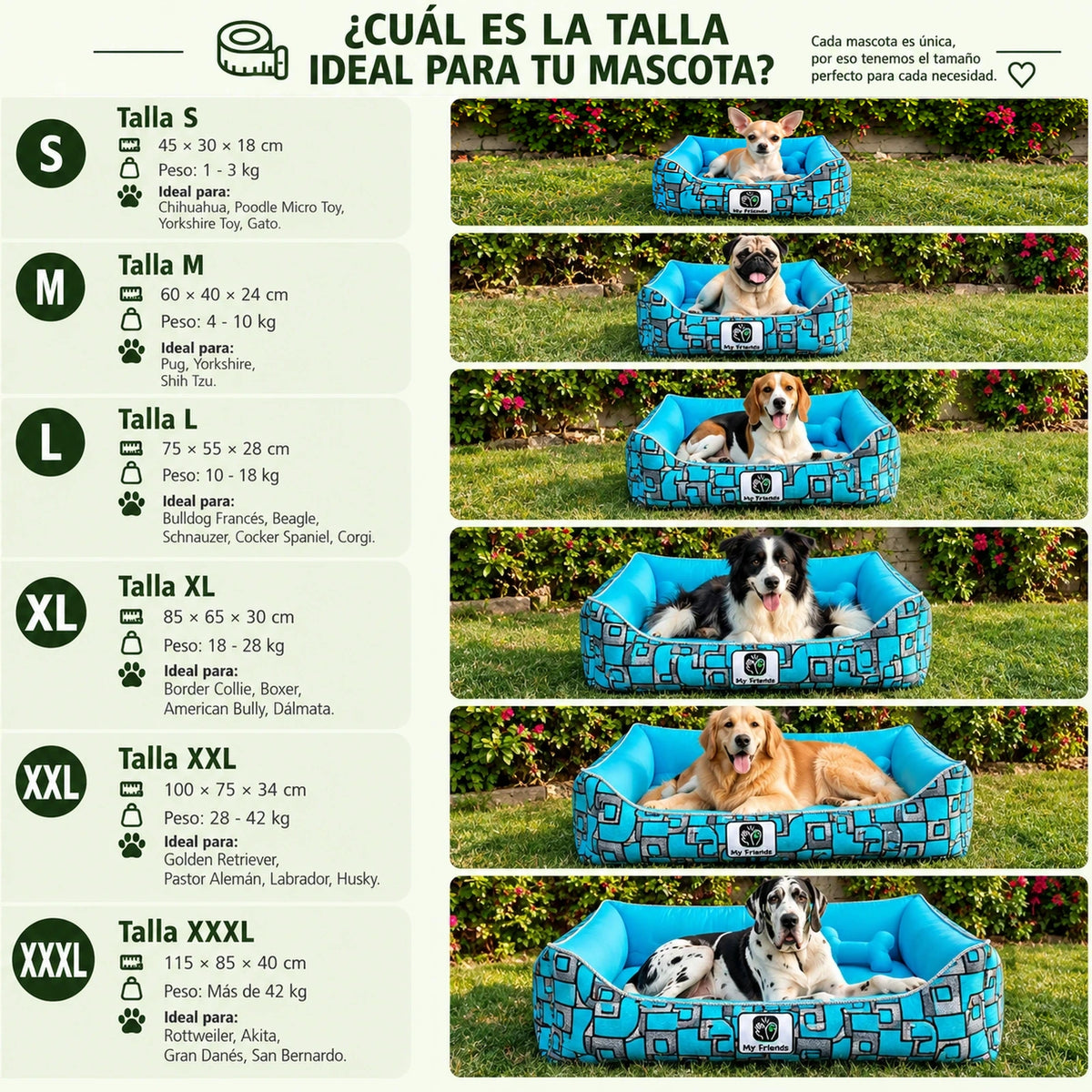 Cama de mascota diseño "Calipso cuadros/calipso"