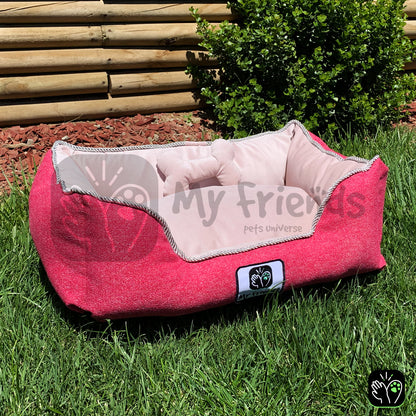 Cama de mascota diseño "Fucsia/rosada"