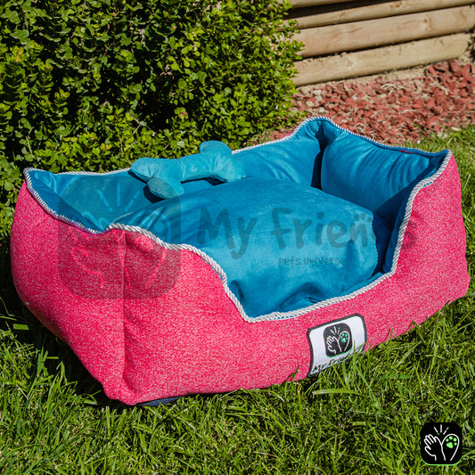 Cama de mascota diseño "Fucsia/calipso"