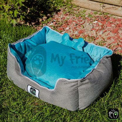 Cama de mascota diseño "gris/calipso"