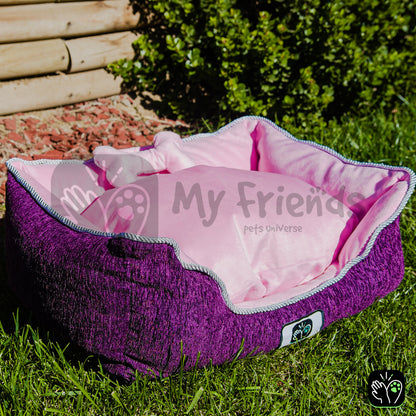 Cama de mascota diseño "Lila/rosada"