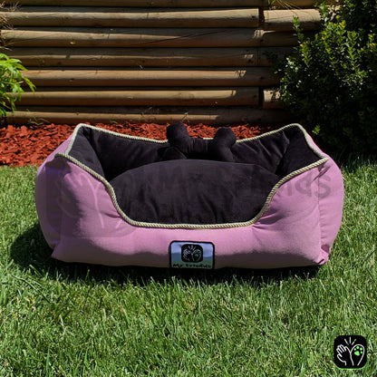Cama de mascota diseño "Rosado/negro"