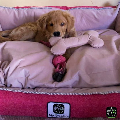 Cama de mascota diseño "Fucsia/rosada"