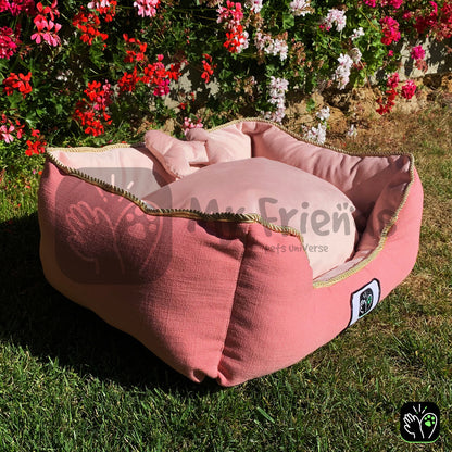 Cama de mascota diseño "Rosada"