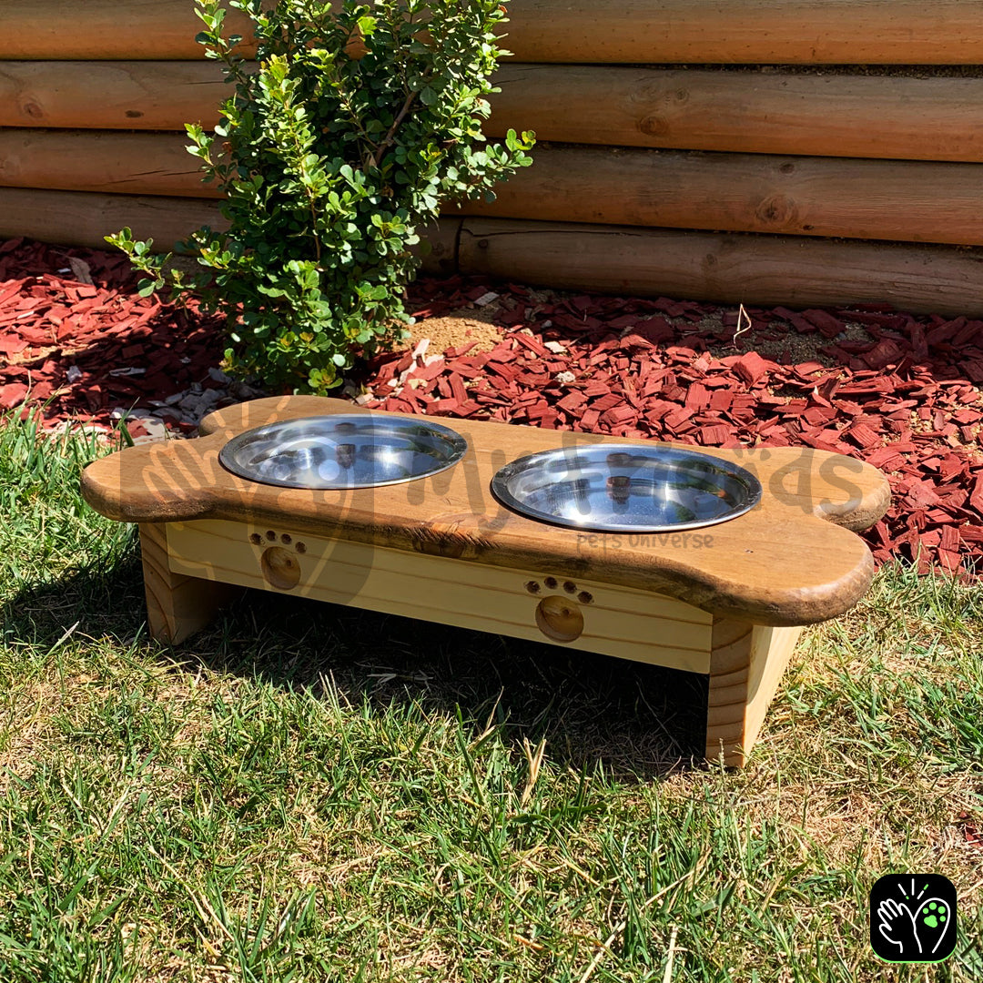 Comedero doble para mascotas